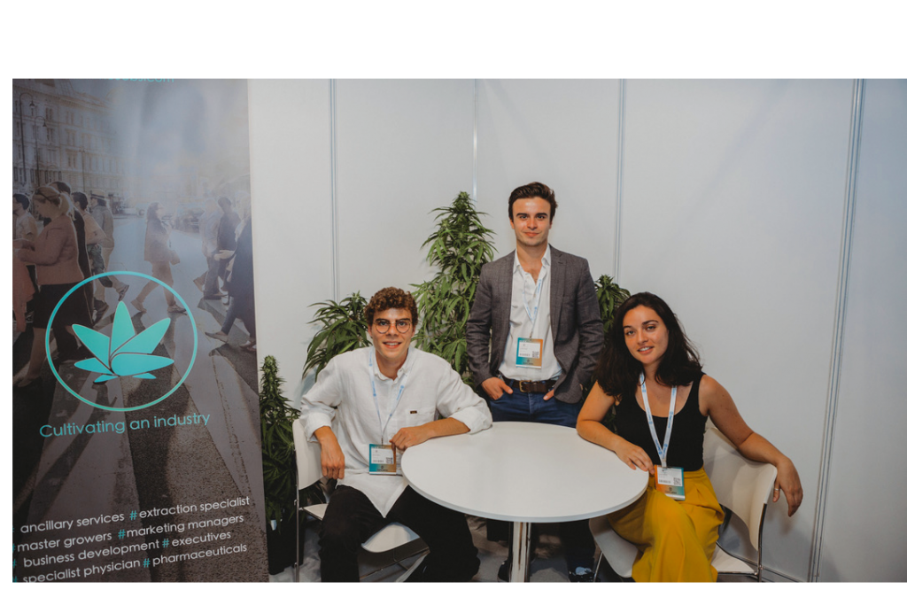 The co-founders of Lumino, Europe's first cannabis-specific recruitment platform are pictured.