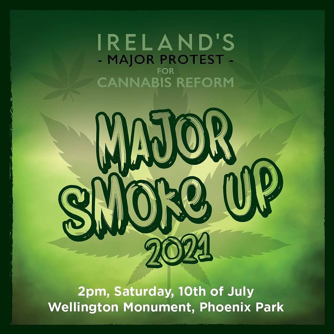 Major Smke Up 2021 green banner