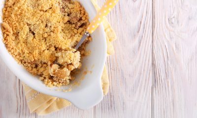 CBD Fruit Crumble. A recipe for a delcious Sunday dessert.