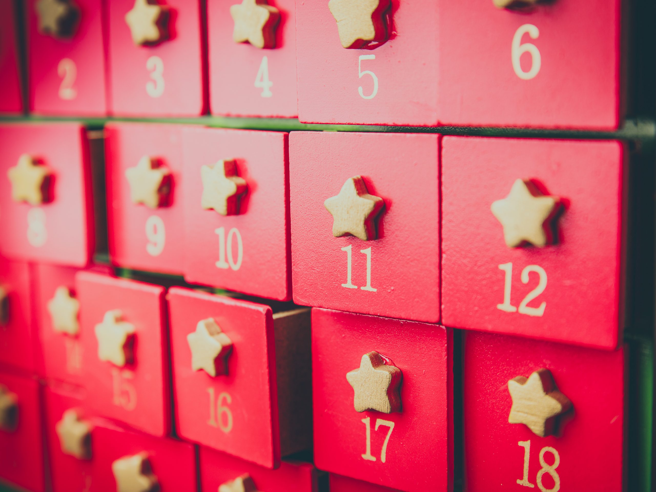 Red Advent Calendar