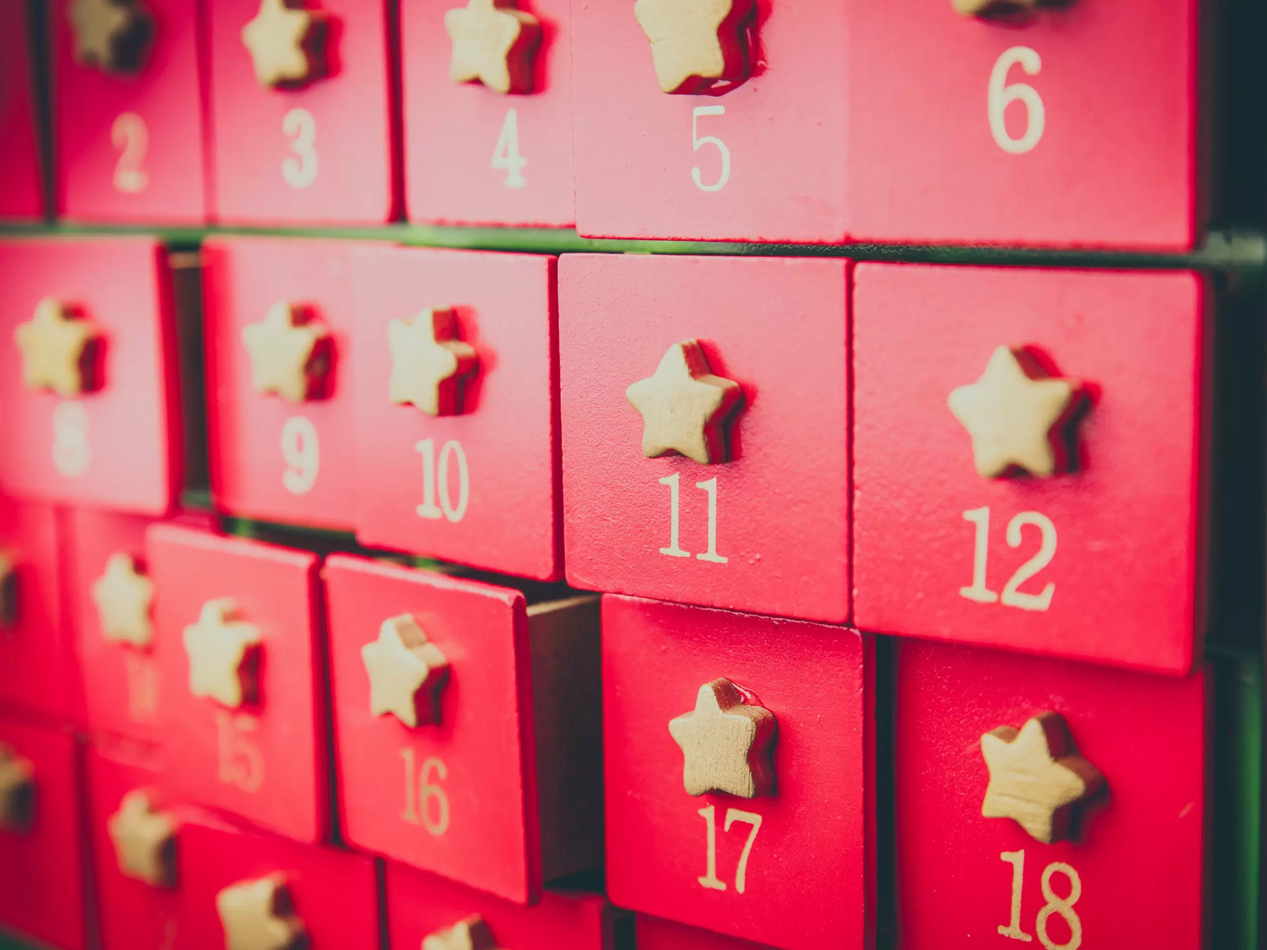 Red Advent Calendar