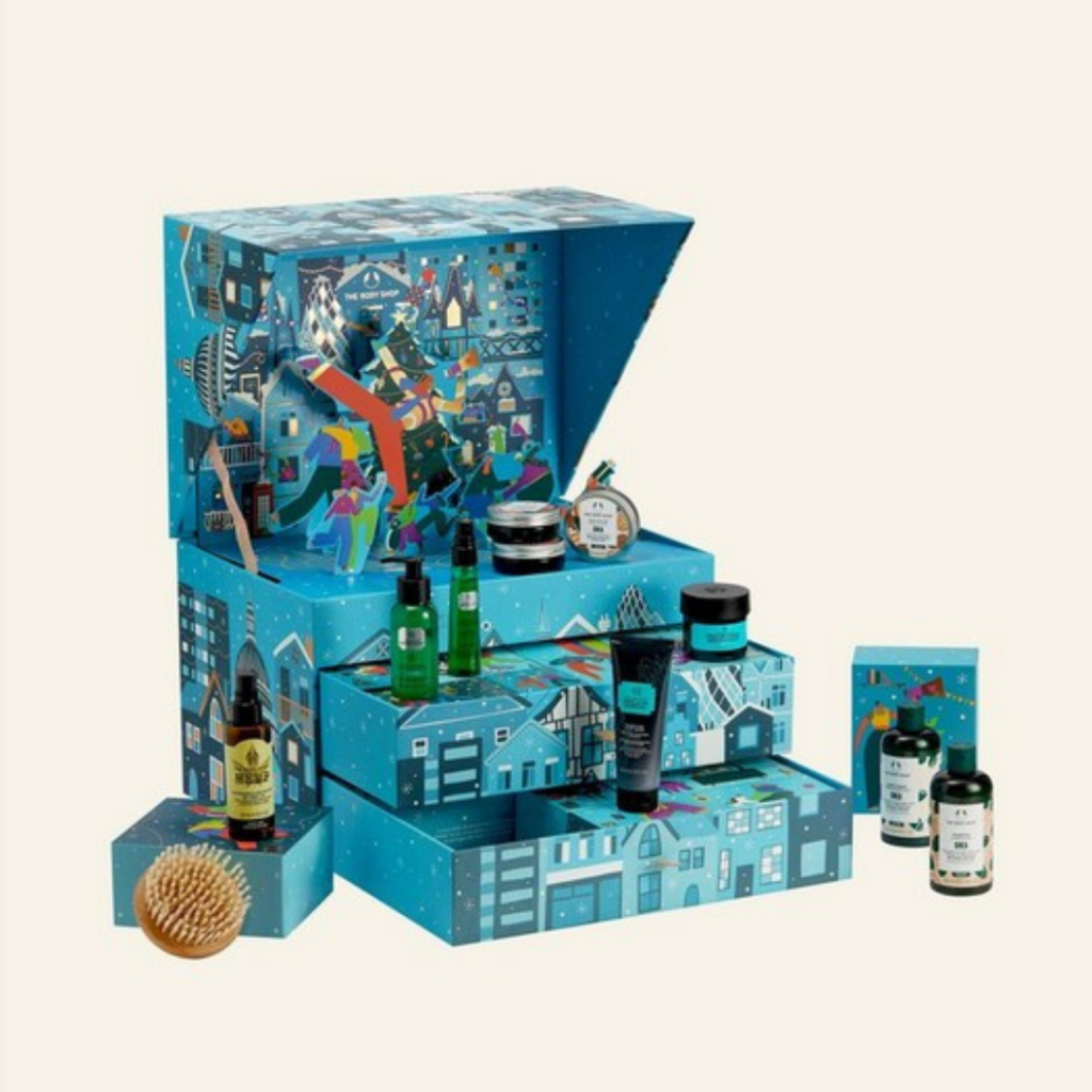The Body Shop advent calendar for 2021, one of our best alternative advent calendars for this Christmas period.